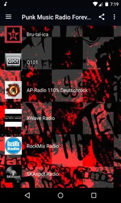 Punk Music Radio Forever Free android App screenshot 2